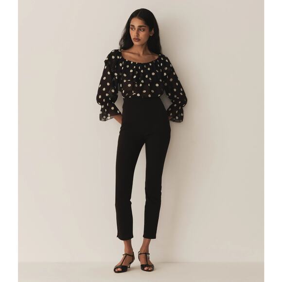 New Doen Vivian Top, Polka dot Silk Top, Size S - Picture 1 of 12